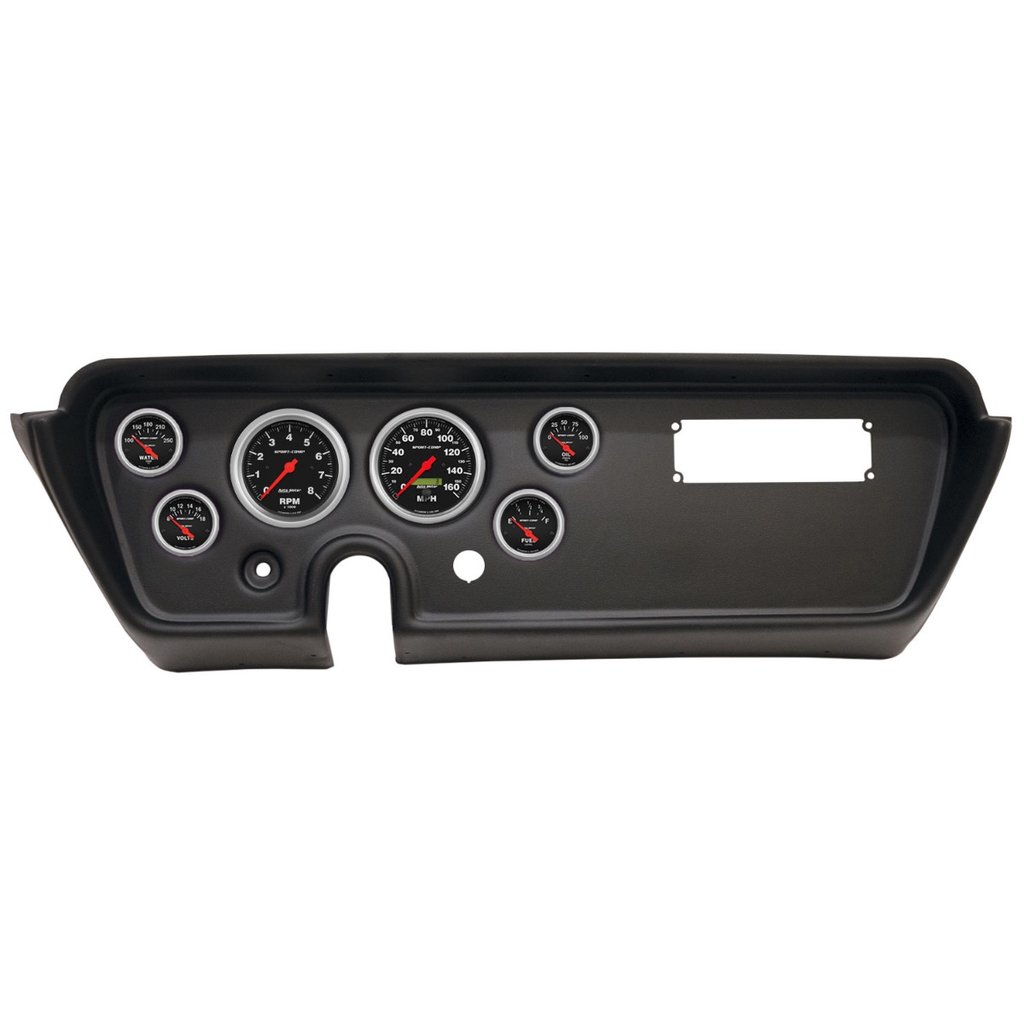 AutoMeter GAUGE KIT, 6 PC, (3 3/8" X2, 2 1/16" X4), PONTIAC GTO/LEMANS 67, SPORT-COMP