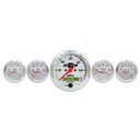 AutoMeter 5 PC. GAUGE KIT, 3-1/8" & 2-1/16", ELECTRIC SPEEDOMTER, CHEVROLET HERITAGE BOWTIE