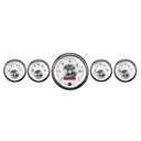 AutoMeter 5 PC. GAUGE KIT, 3-3/8" & 2-1/16", ELECTRIC SPEEDO W/ LCD ODO, PRESTIGE PEARL