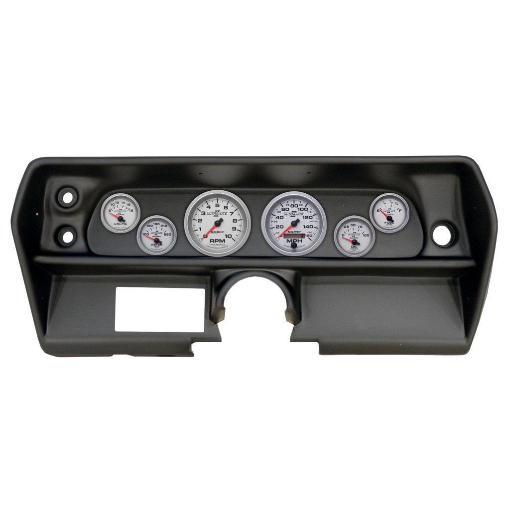 AutoMeter GAUGE KIT, 6 PC, (3 3/8" X2, 2 1/16" X4), CHEVY NOVA 68, ULTRA-LITE II