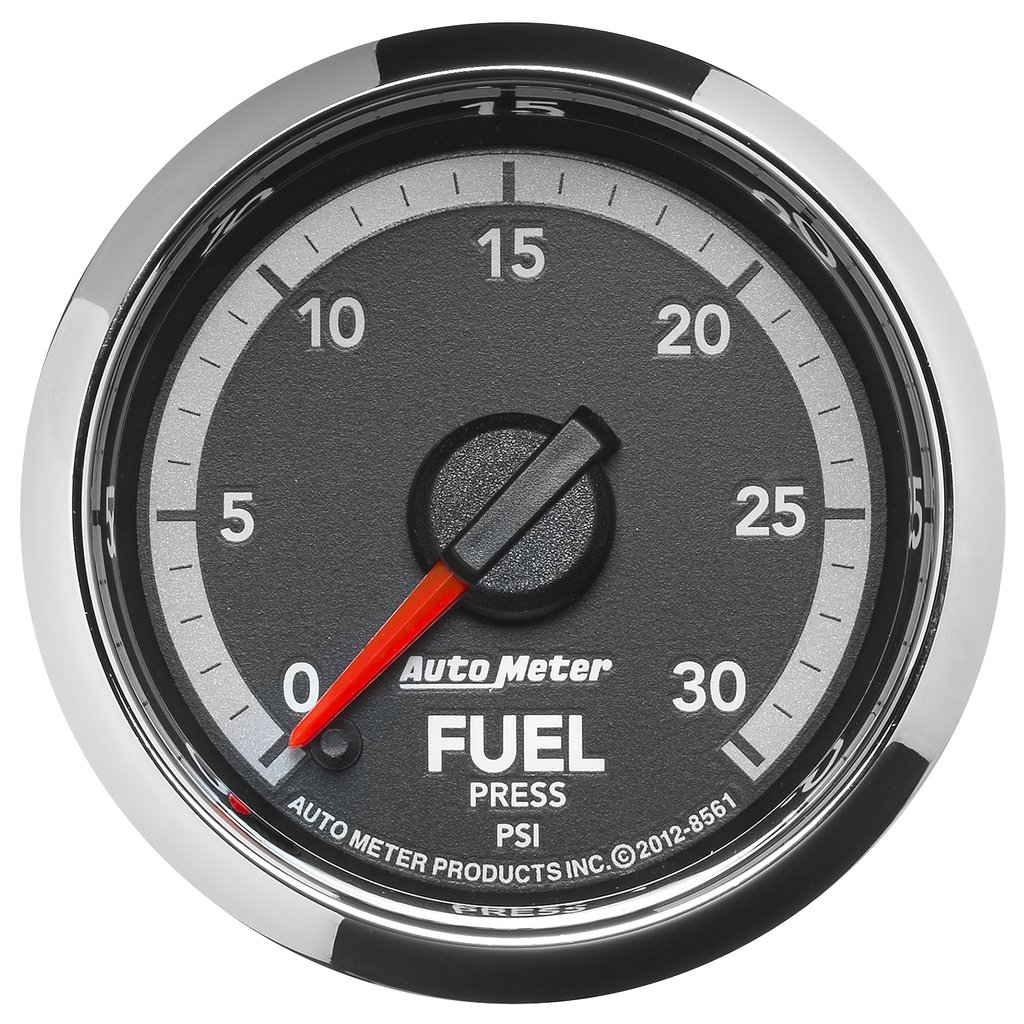 AutoMeter 2-1/16" FUEL PRESSURE, 0-30 PSI, STEPPER MOTOR, GEN 4 DODGE FACTORY MATCH