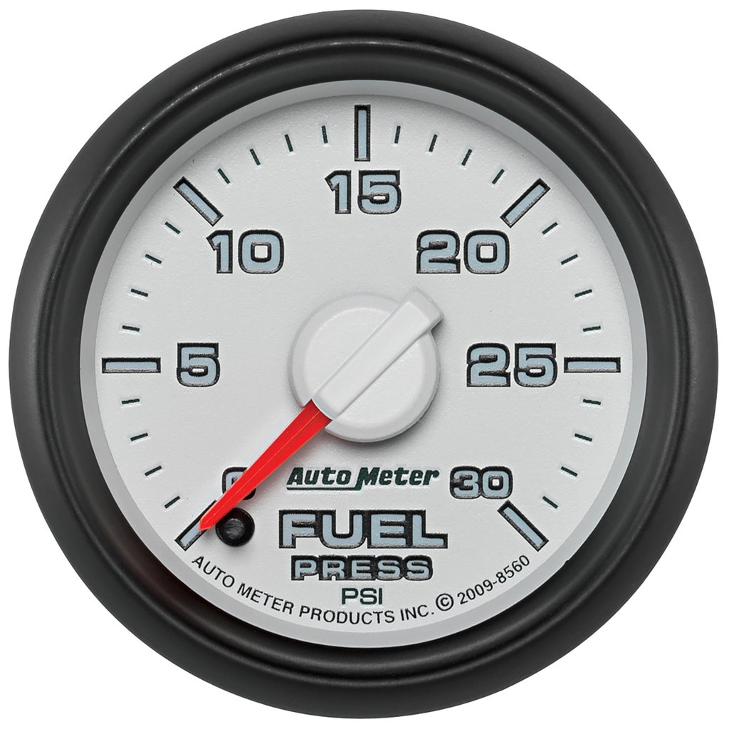 AutoMeter 2-1/16" FUEL PRESSURE, 0-30 PSI, STEPPER MOTOR, GEN 3 DODGE FACTORY MATCH