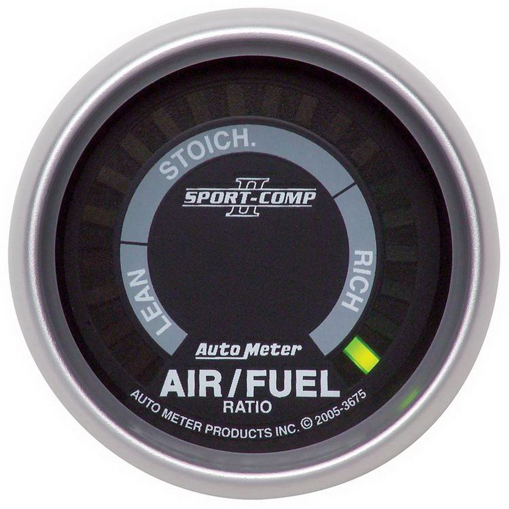 AutoMeter 2-1/16" NARROWBAND AIR/FUEL RATIO, LEAN-RICH, SPORT-COMP II