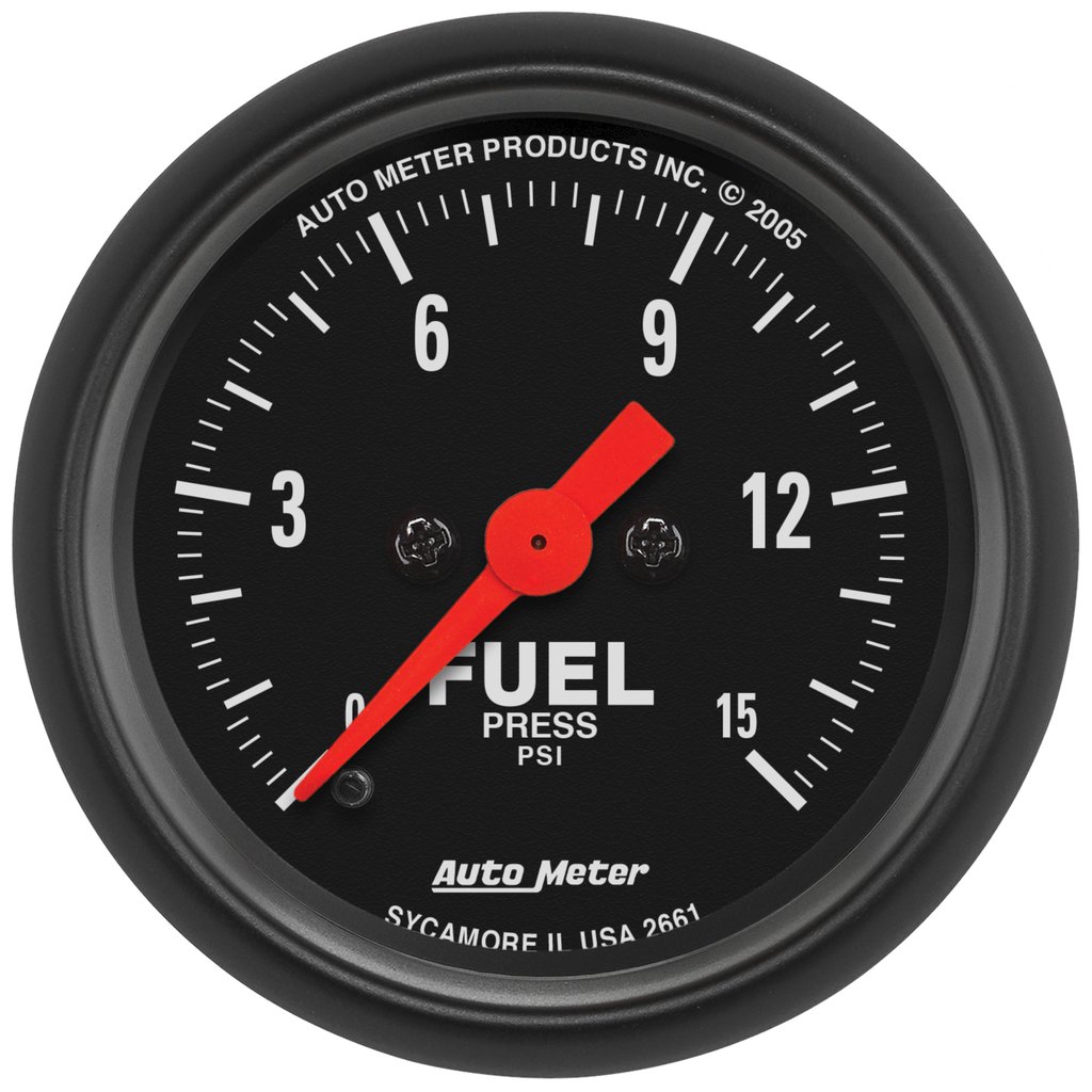 AutoMeter 2-1/16" FUEL PRESSURE, 0-15 PSI, STEPPER MOTOR, Z-SERIES