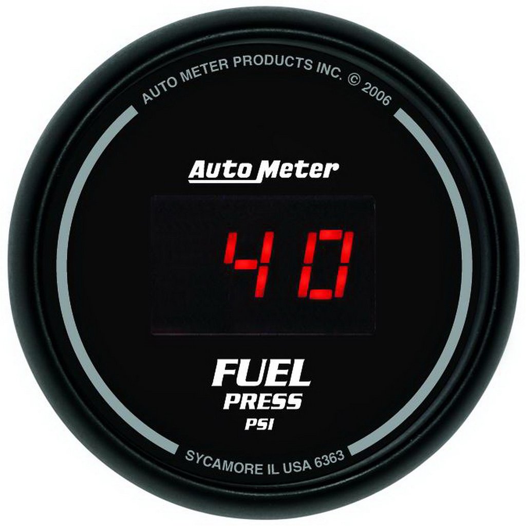AutoMeter 2-1/16" FUEL PRESSURE, 5-100 PSI, SPORT-COMP DIGITAL