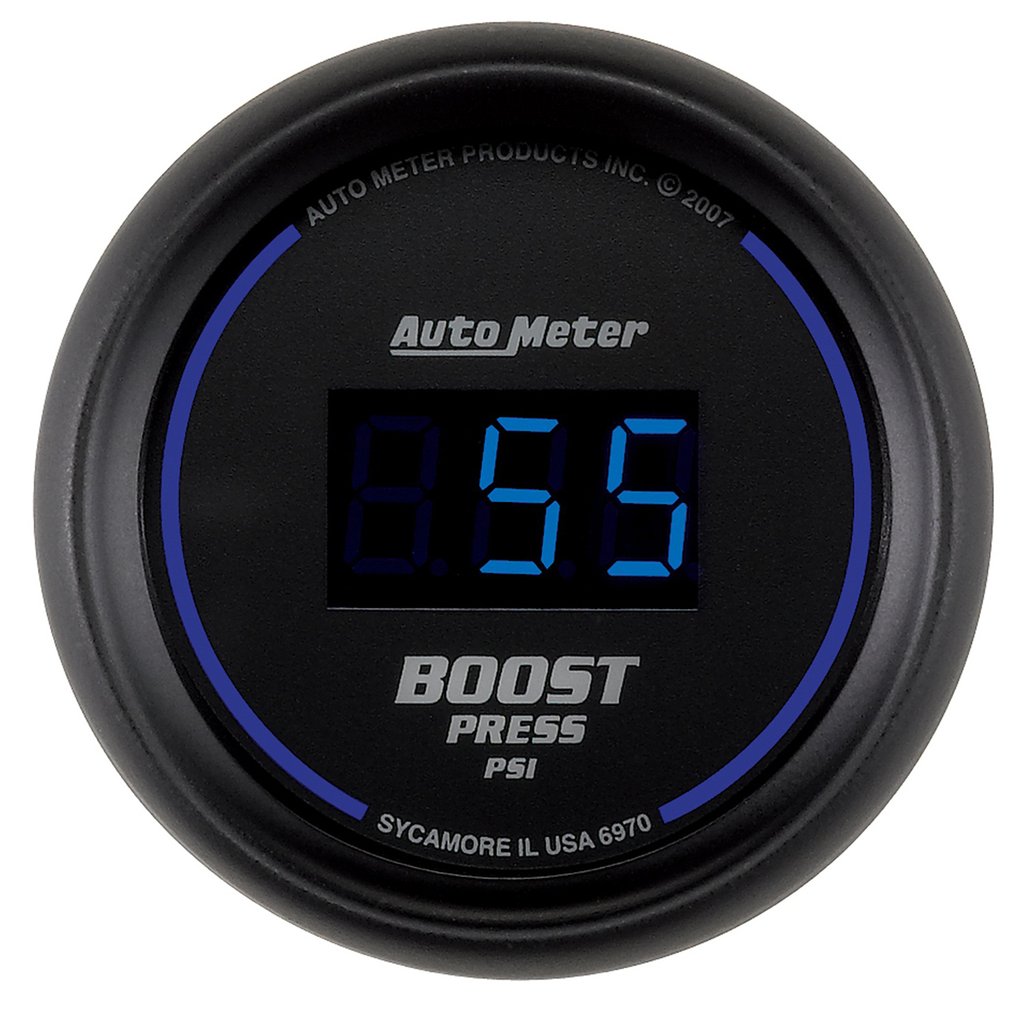AutoMeter 2-1/16" BOOST, 5-60 PSI, COBALT DIGITAL