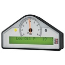 AutoMeter RACE DISPLAY, PRE-CONFIGURED, WHITE, 0-8K RPM (PSI, DEG. C, MPH)