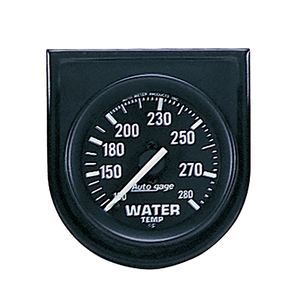 AutoMeter 2-1/16" WATER TEMPERATURE, 100-280 °F, 6 FT., MECHANICAL, FULL SWEEP, AUTO GAGE