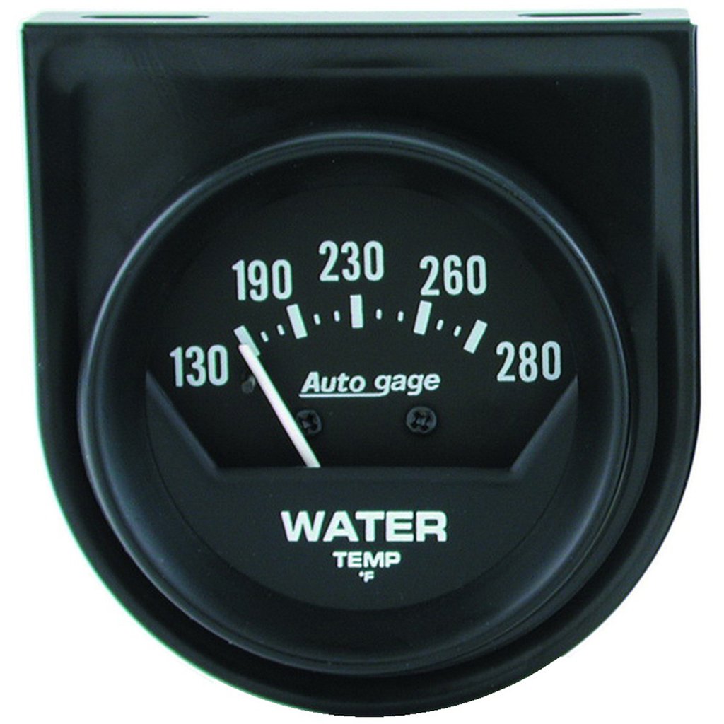 AutoMeter 2-1/16" WATER TEMPERATURE, 130-280 °F, 6 FT., MECHANICAL, AUTO GAGE
