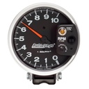 AutoMeter 5" PEDESTAL tachometer, 0-10,000 RPM, INT. SHIFT LIGHT, BLACK, AUTO GAGE