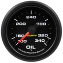 AutoMeter 2 1/16", OIL TEMP, 340°F, STEPPER MOTOR W/PEAK & WARN, EXTREME ENVIRONMENT