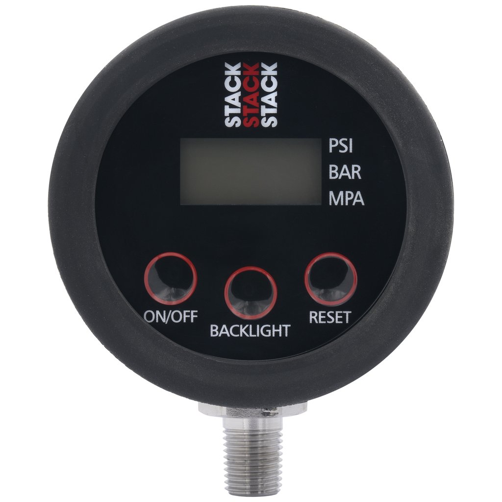 AutoMeter GAUGE HEAD ONLY, TIRE PRESS, 50 PSI / 3.45 BAR, PRECISION DIGITAL, BACKLIT W/ MEM