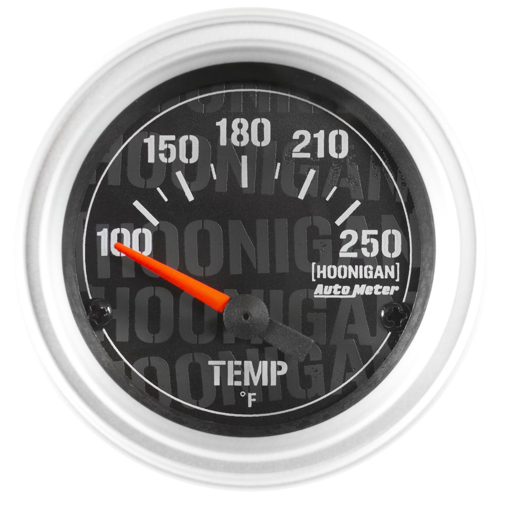 AutoMeter 2-1/16" WATER TEMP, 100-250 °F, AIR-CORE, ELECTRIC, AIR-CORE, HOONIGAN