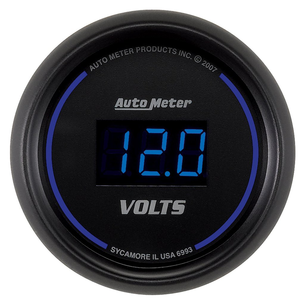 AutoMeter 2-1/16" VOLTMETER, 8-18V, COBALT DIGITAL