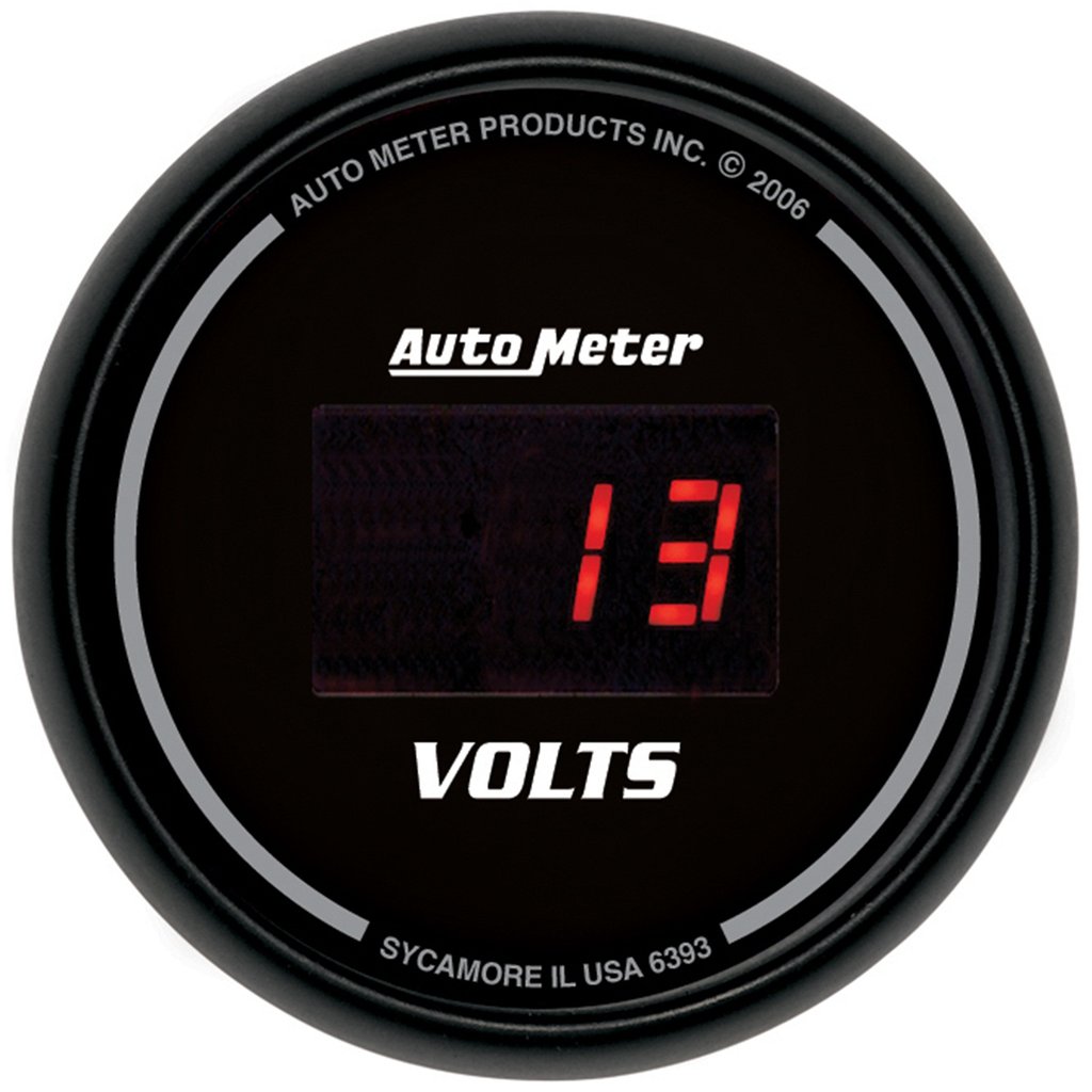 AutoMeter 2-1/16" VOLTMETER, 8-18V, SPORT-COMP DIGITAL