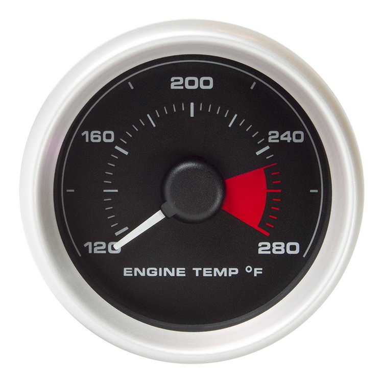 AutoMeter 2-5/8" ENGINE TEMP, 120-280`F, FSE, FOR THE FORD GT