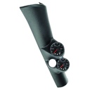 AutoMeter PILLAR KIT, 0-60 PSI/0-2000 °F, 98-02 DODGE RAM, W/ SPEAKER, SPEK-PRO, WHITE DIAL, BLACK BEZEL, FLAT ANTIGLARE LENS