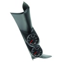 AutoMeter PILLAR KIT, 0-35 PSI/2000 °F, 01-07 GM FULL-SIZE TRUCK, W/ SPEAKER, SPEK-PRO, BLACK DIAL, BLACK BEZEL, FLAT ANTIGLARE LENS