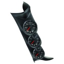 AutoMeter PILLAR KIT, 0-35 PSI/0-2000 °F/100-300 °F, 01-07 GM FULL-SIZE TRUCK, W/ SPEAKER, SPEK-PRO, BLACK DIAL, BLACK BEZEL, FLAT ANTIGLARE LENS