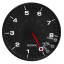AutoMeter 5" IN-DASH TACHOMETER, 0-8,000 RPM, SPEK-PRO, BLACK DIAL, BLACK BEZEL, CLEAR LENS