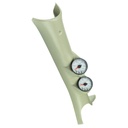 AutoMeter PILLAR KIT, 0-60 PSI/0-2000 °F, 03-09 DODGE RAM, SPEK-PR, WHITE DIAL, BLACK BEZEL, FLAT ANTIGLARE LENS