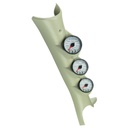 AutoMeter PILLAR KIT, 0-60 PSI/0-2000 °F/100-300 °F, 03-09 DODGE RAM, SPEK-PRO, WHITE DIAL, BLACK BEZEL, CLEAR LENS