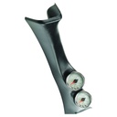 AutoMeter PILLAR KIT, 0-60 PSI/0-2000 °F, 08-10 FORD SUPERDUTY, SPEK-PRO, SILVER DIAL, CHROME BEZEL, CLEAR LENS