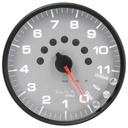 AutoMeter 5" IN-DASH TACHOMETER, 0-11,000 RPM, SPEK-PRO, SILVER DIAL, BLACK BEZEL, CLEAR LENS