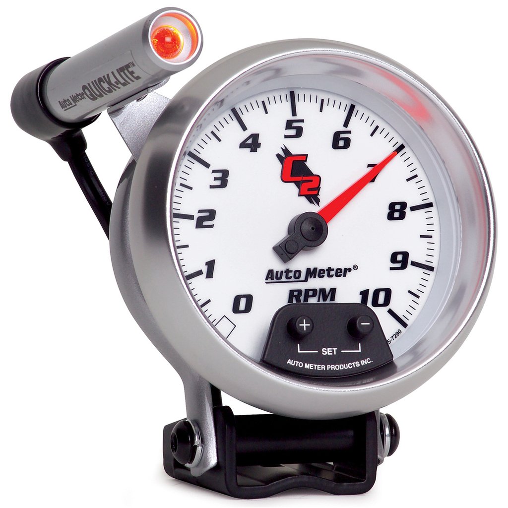 AutoMeter 3-3/4" PEDESTAL tachometer, 0-10,000 RPM, C2