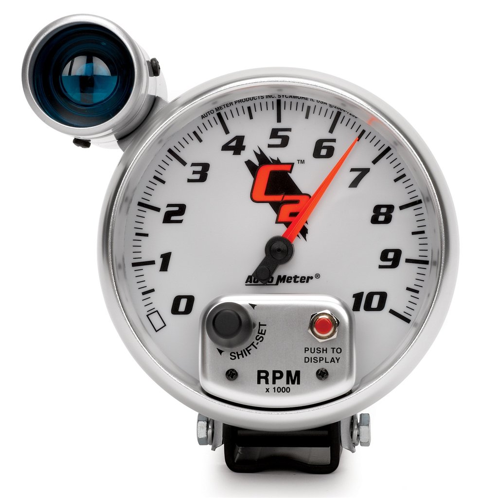 AutoMeter 5" PEDESTAL tachometer, 0-10,000 RPM, C2