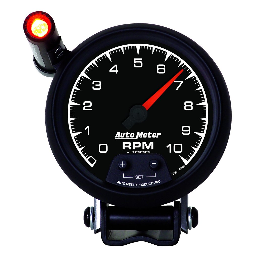 AutoMeter 3-3/4" PEDESTAL tachometer, 0-10,000 RPM, ES