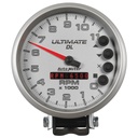 AutoMeter 5" tachometer, 0-11,000 RPM, PEDESTAL, ULTIMATE DL PLAYBACK, SILVER