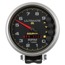 AutoMeter 5" tachometer, 0-9000 RPM, PEDESTAL, ULTIMATE DL PLAYBACK, BLACK