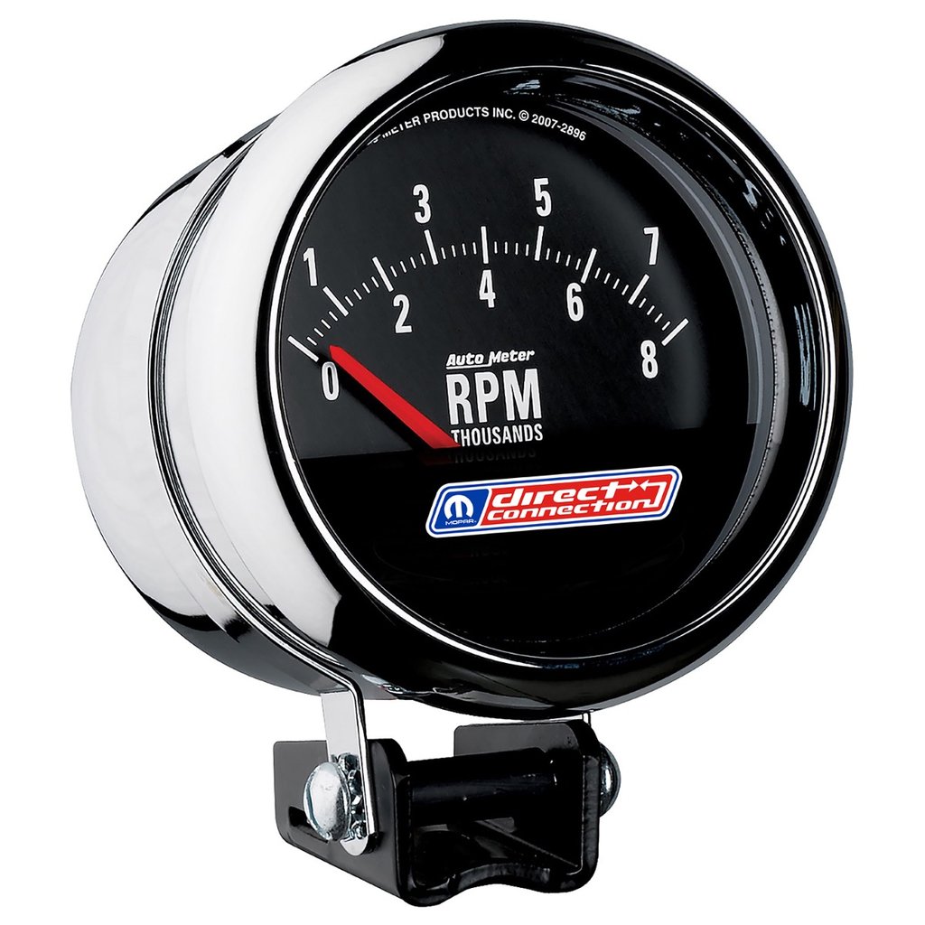 AutoMeter 3-3/4" TACH, 8,000 RPM, SHORT SWEEP, MOPAR DIRECT CONNECTION