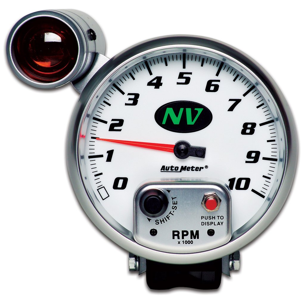 AutoMeter 5" PEDESTAL tachometer, 0-10,000 RPM, NV