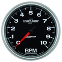 AutoMeter 5" IN-DASH tachometer, 0-10,000 RPM, SPORT-COMP II