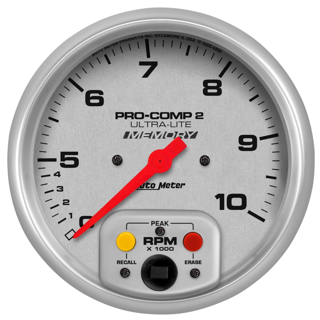 AutoMeter 5" IN-DASH tachometer, 0-5-10K RPM, ULTRA-LITE