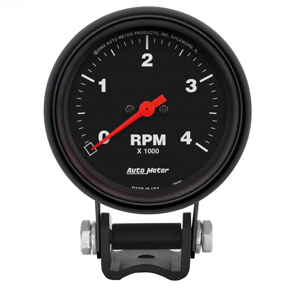 AutoMeter 2-5/8" PEDESTAL tachometer, 0-4,000 RPM, Z-SERIES
