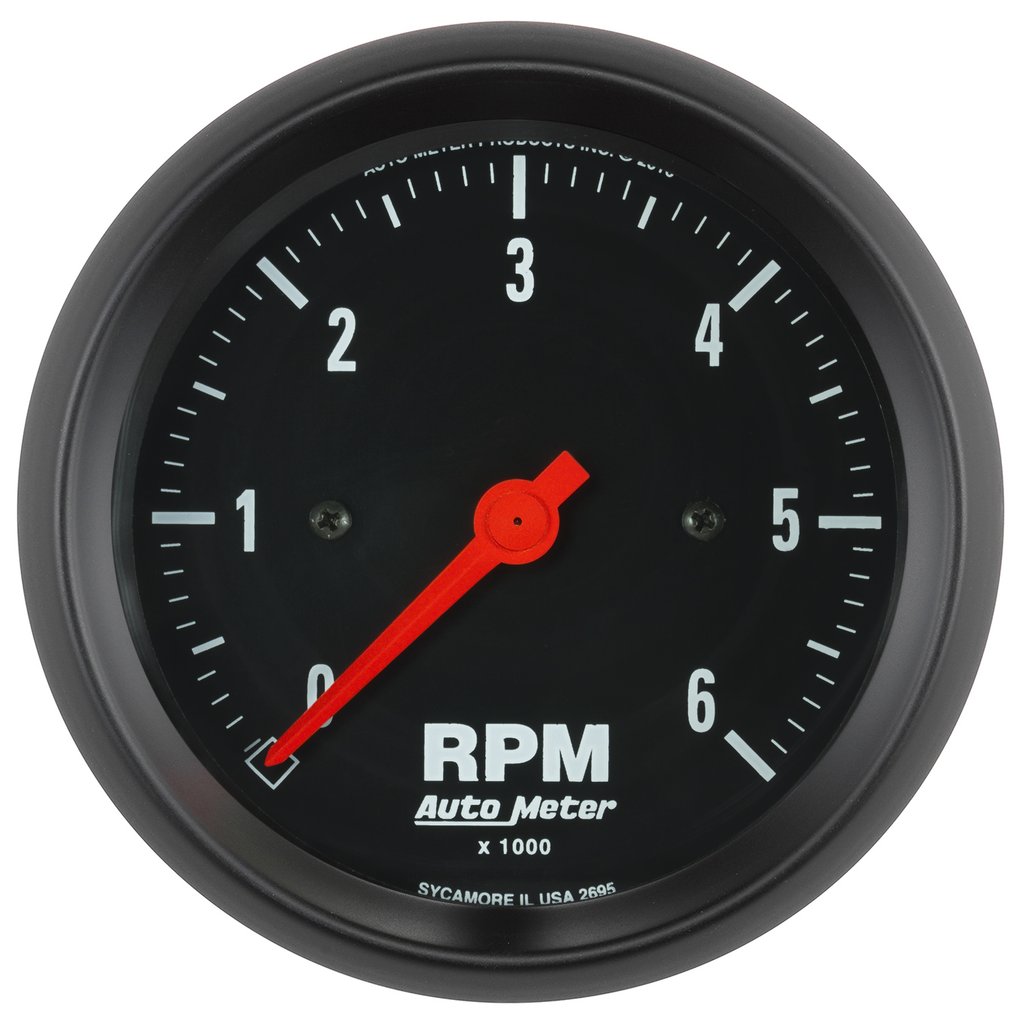 AutoMeter 3-3/8" IN-DASH tachometer, 0-6,000 RPM, Z-SERIES