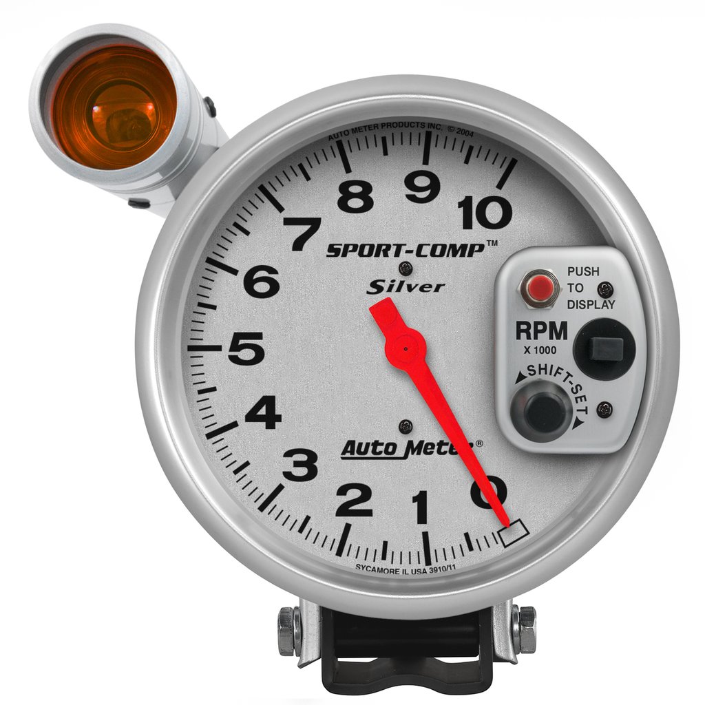 AutoMeter 5" PEDESTAL TACHOMETER, 0-10,000 RPM, ULTRA-LITE