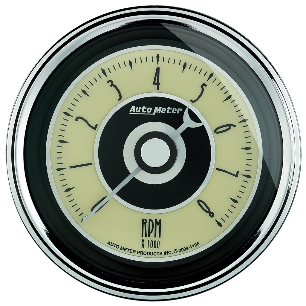 AutoMeter 3-3/8" IN-DASH tachometer, 0-8,000 RPM, CRUISER AD