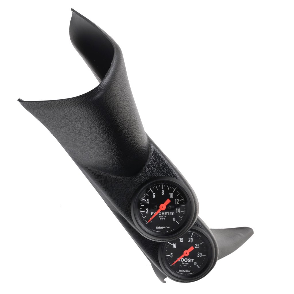 AutoMeter PILLAR KIT, 0-35 PSI/0-1600 °F, 01-07 GM FULL-SIZE TRUCK W/O SPEAKER, Z-SERIES