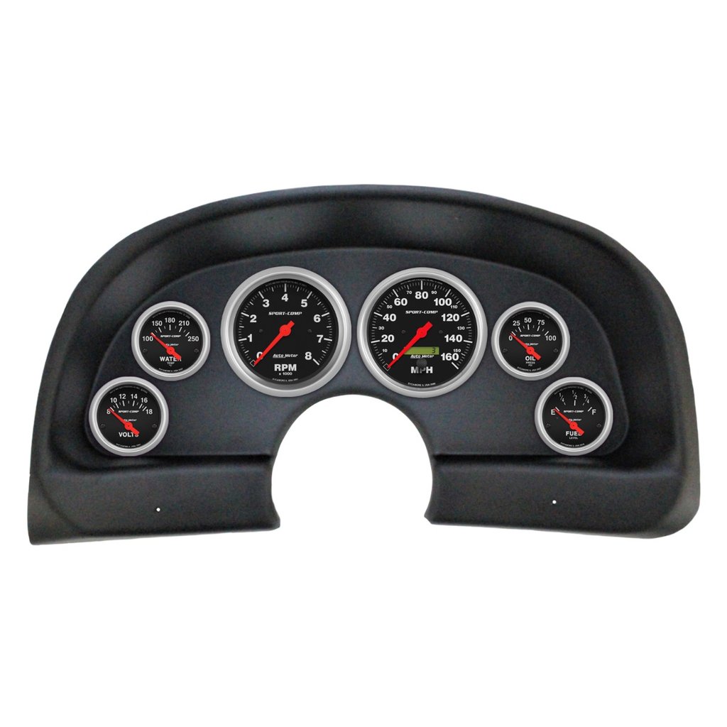 AutoMeter 6 GAUGE DIRECT-FIT DASH KIT, CHEVY CAMARO 93-02, SPORT-COMP