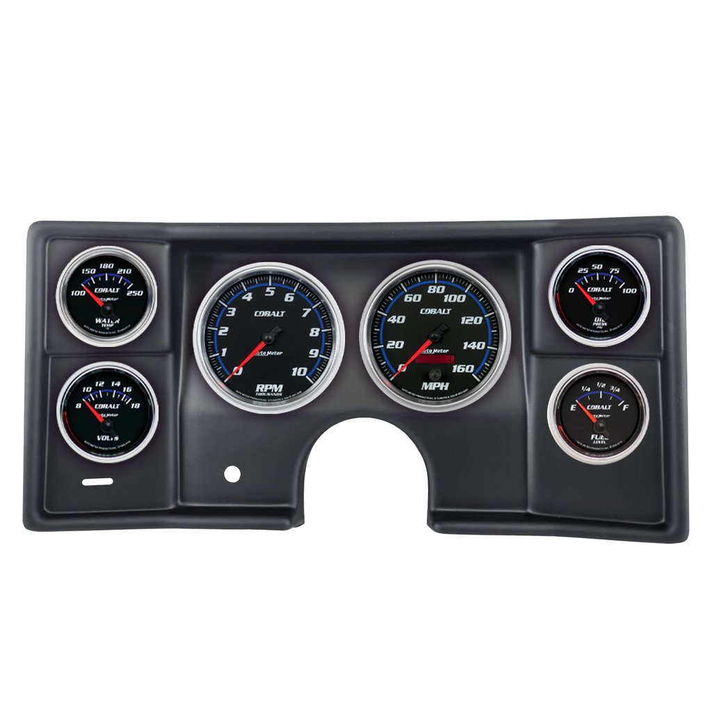 AutoMeter 6 GAUGE DIRECT-FIT DASH KIT, MALIBU/EL CAMINO/MONTECARLO 78-81, COBALT