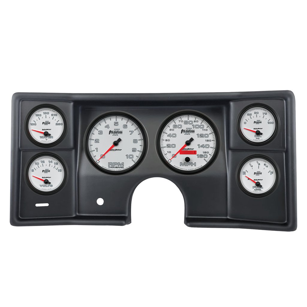AutoMeter 6 GAUGE DIRECT-FIT DASH KIT, MALIBU/EL CAMINO/MONTECARLO 78-81, PHANTOM II