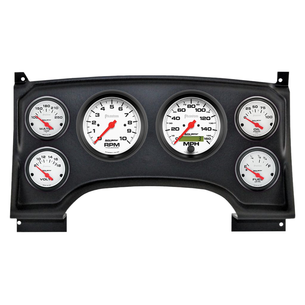 AutoMeter 6 GAUGE DIRECT-FIT DASH KIT, CHEVY S10 TRUCK 94-97, PHANTOM