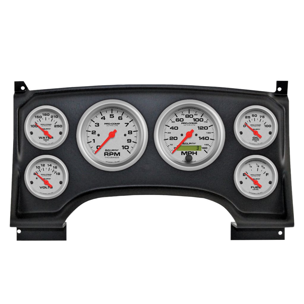 AutoMeter 6 GAUGE DIRECT-FIT DASH KIT, CHEVY S10 TRUCK 94-97, ULTRA-LITE