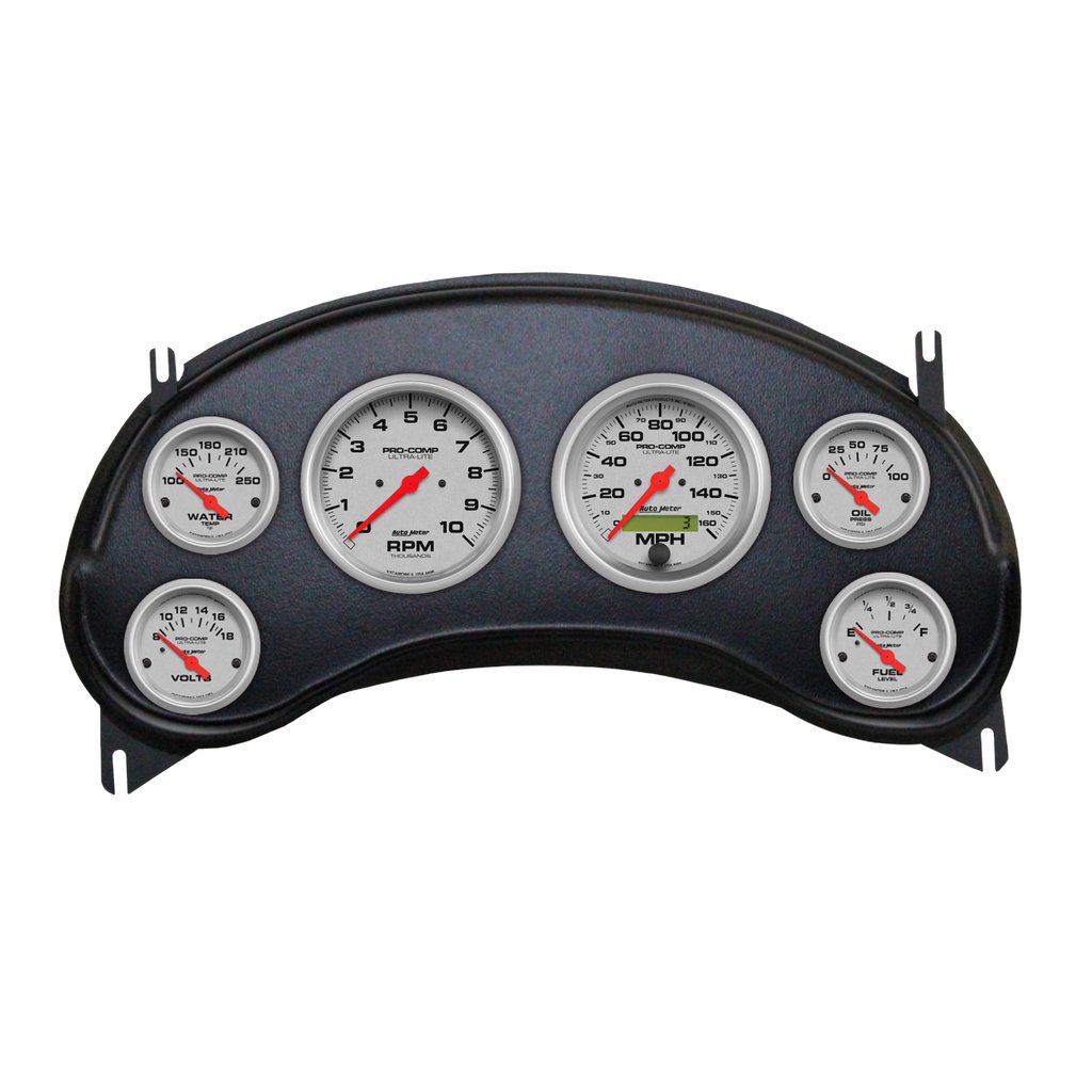 AutoMeter 6 GAUGE DIRECT-FIT DASH KIT, CHEVY S10 TRUCK 98-04, ULTRA-LITE