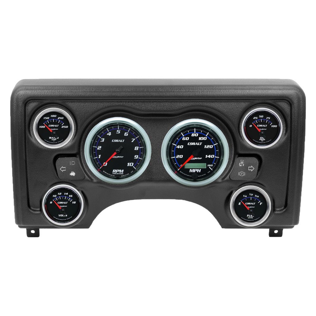 AutoMeter 6 GAUGE DIRECT-FIT DASH KIT, JEEP TJ 97-06, COBALT
