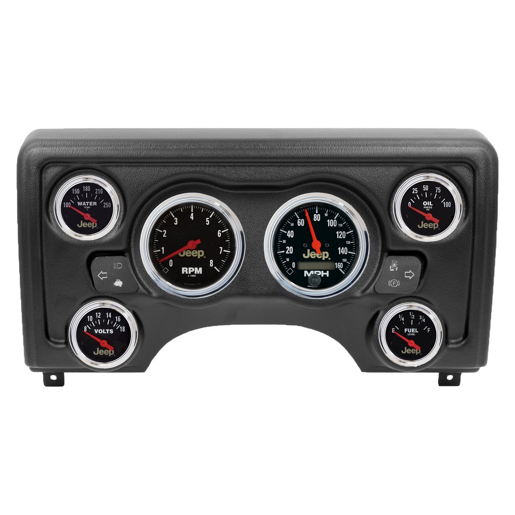 AutoMeter 6 GAUGE DIRECT-FIT DASH KIT, JEEP TJ 97-06, JEEP